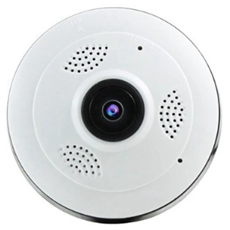 

360 Degree Panoramic Wide Angle Mini Cctv Camera 1080P Hd Wireless Smart Ip Camera Fisheye Home Security V380 Wifi Camera(Eu Plu