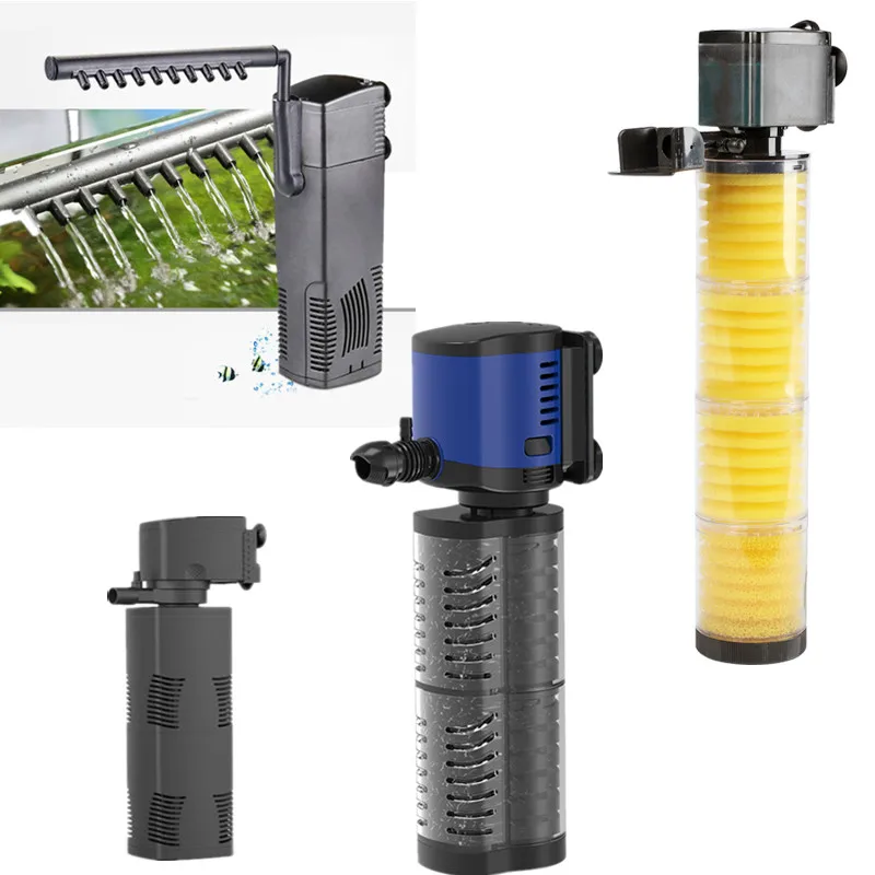 3 in 1 Aquarium Filter Fish Tank Filter For aquarium Air Pump Air Oxygen Increase Aquarium