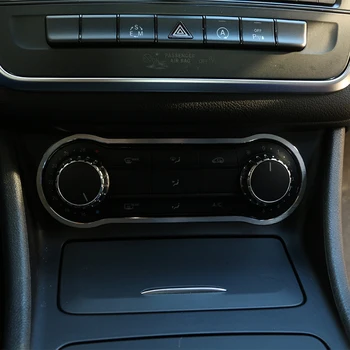 

Car Air Conditioning Knob Frame Decoration Sticker Trim For Mercedes Benz CLA C117 GLA X156 A Class 2013-2018 Interior Styling