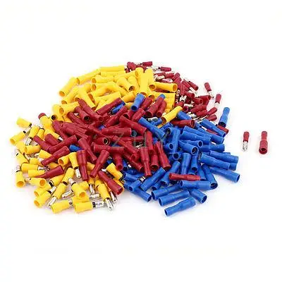 

150 x 4-6mm2 Male Female Insulated Bullet Electrical Terminals Connectors