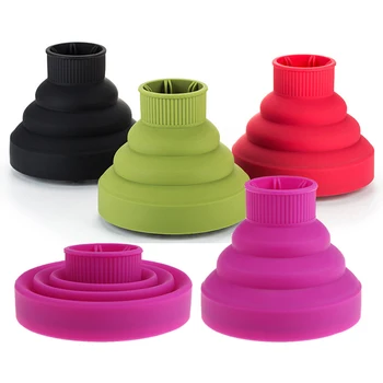 

Silicone Diffuser Folding Telescopic Blow Dryer Hood Hairdresser Tool Salon Curly Styling Hair Care tools Hot Sale