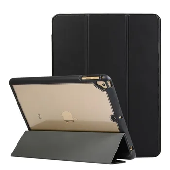 

Flip Soft Back PU Leather Case For Apple ipad 9.7 2017 2018 Smart Stand Cover for ipad Air 1 2 9.7 inch tablet case+Film+Pen