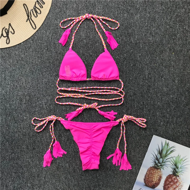 Women Swimsuit Sexy Bikini Set Solid Backless Swimwear Summer Bathing Suits Female Bikini Set 2020 Swimsuit Biquinis Sexy Women Women Swimsuit Sexy Bikini Set Solid Backless Swimwear Summer Bathing Suits Female Bikini Set 2020 Swimsuit Biquinis Sexy Women