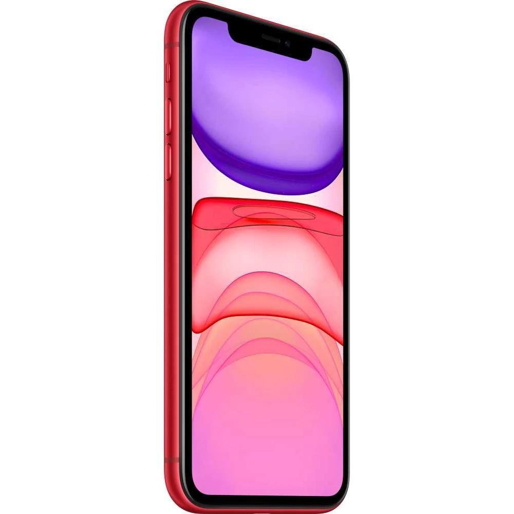 Smartphone Apple iPhone 11 MWM32RU/A 128 GB red 3G 4G 1Sim 6." IPS 828X1792 iOS 13 12Mpix 802.11ax