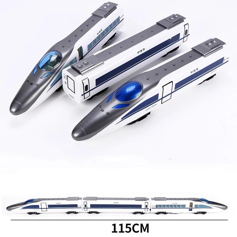 115CM Length Real Restore Simulation High Speed RC Train One Key Open Door Station Anouncement Sound Subway Model Children's Toy 6