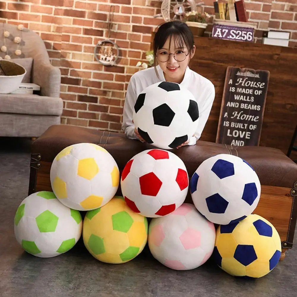 Soccer Football Plush Toy Pillow Cushion Doll Stuffed Home Decor Birthday Gift Plush/Nano Doll Cute Plush Kawaii Plush pillow nap pillow kids toy birthday gift football stuffed toys soccer ball plush toy sofa cushion simulation ball plush toys