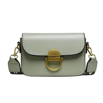 

Small Candy Color PU Leather Crossbody Bags for Women Summer Wide Strap Female Shoulder Bags Casual Ladies' Travel Messenger Bag