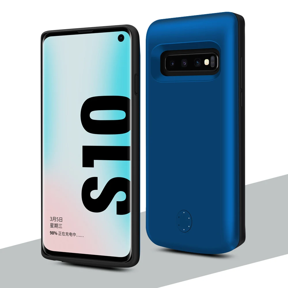 Blue S10 Зарядное устройство для samsung Galaxy S10/S10E/S10 Plus с защитой от перенапряжения - Цвет: Blue S10