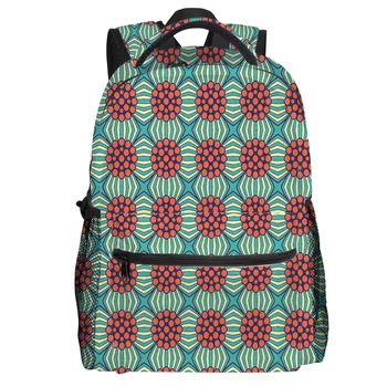 

Circular Retro Ethnic Pattern Backpack College Students Wear Resistance Laptop Backpack Book Bag Casual Sports Bags School Bag