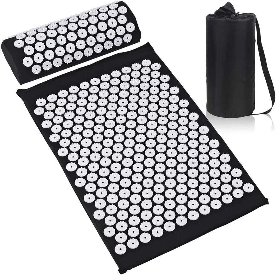 Description Picture 4 of itemLoogdeel Acupressure Mat Massage Mat and Pillow Set Yoga Mat Acupuncture Cushions Applicator kuznetsov Relieve Back, Neck