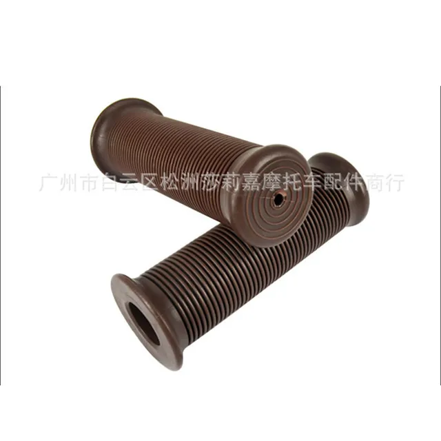 classic vintage scooter handle bar universal retro 22MM motorcycle handlebar for honda suzuki yamaha harley cafe racer moto grip 7 brown