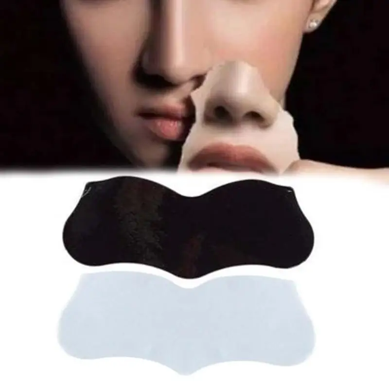 10 PCS Bamboo Charcoal Blackhead Remover Deep Nose Pore Cleasing Strip Nose Sticker Pig Nose Mask 3