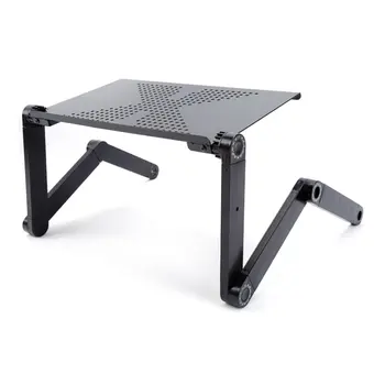 

Portable adjustable laptop table for foldable Laptop Desk Computer mesa para notebook Stand Tray For Sofa Bed Black
