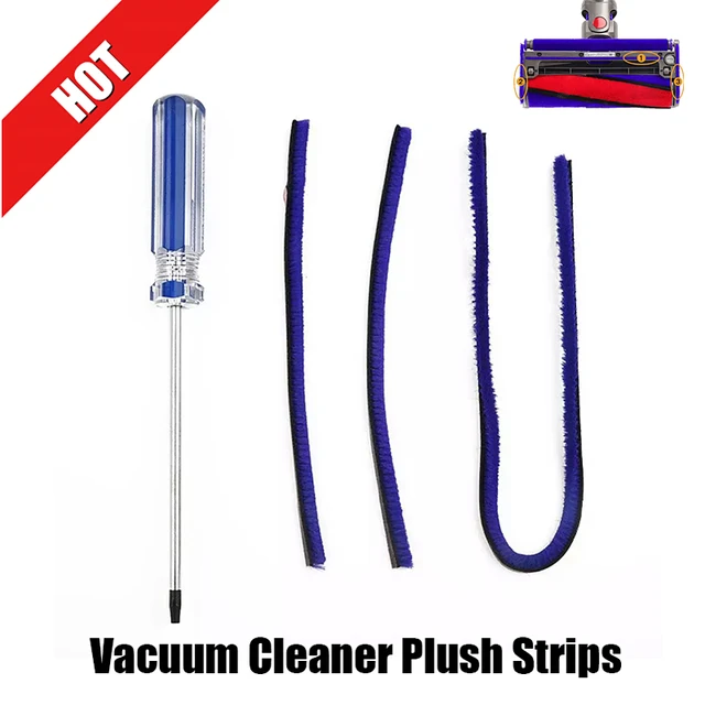 4Db/Set Plüss Csíkok A Dyson V7 V8 V11 Porszívó Lágy Henger Fej Puha Cseréje Alkatrészek