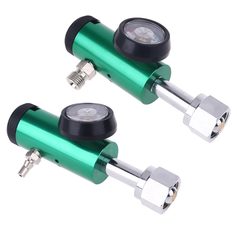 DISS/Barb 3000psi CGA540 Oxygen Pressure Regulator Oxygen Inhaler Flowmeter Cylinder Flow Meter for Hospital Clinics A0KF flow meter