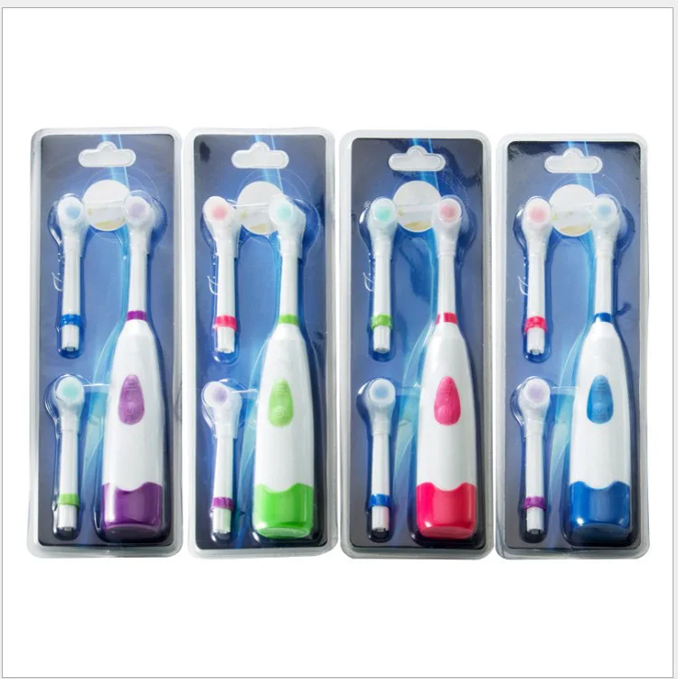 

Manufacturers Direct Selling Electric Toothbrush Waterproof Rotating Send Two Soft Bristle Toothbrush Head Kids Adult Universal