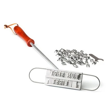 

Barbecue Stamp Grill Letters Grill Fire Mark Seal Stamping Mould BBQ Tools Cooking BBQ Accessories
