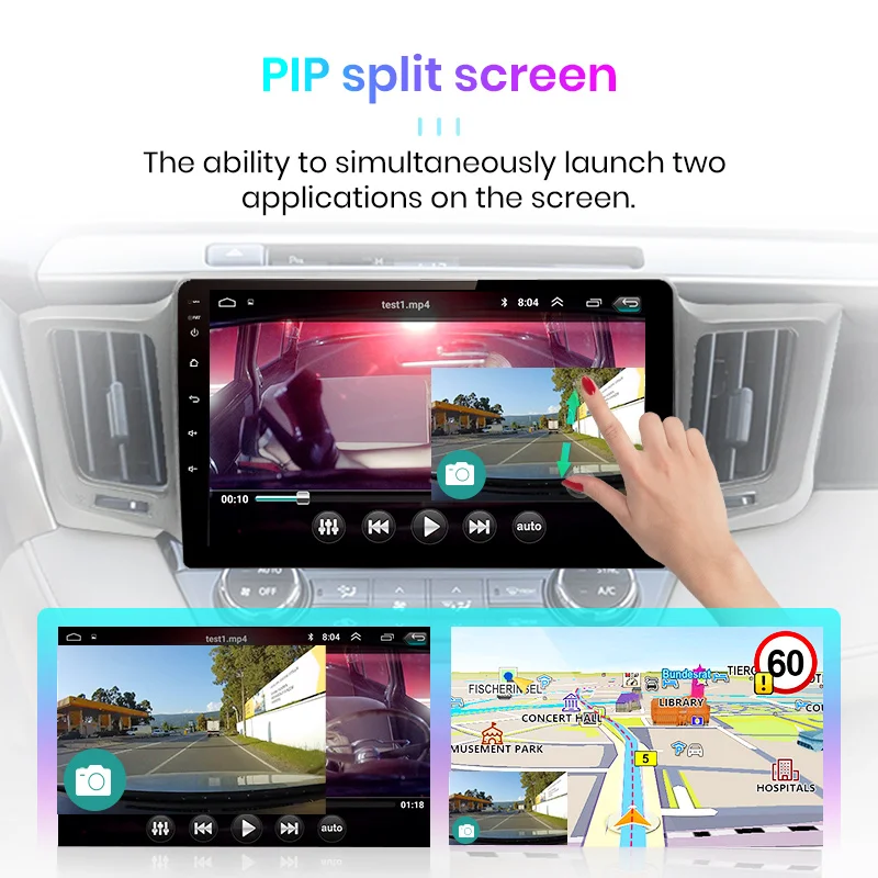 Junsun V1 Android 10 ИИ Голосовое управление DSP автомобильный Штатная магнитола для