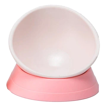 

Bulldog Bowl Anti-Slip Dog Cat Dish Detachable Rubber Dog Bowl Pet Sterile Tilted Pet Feeder Slope Base