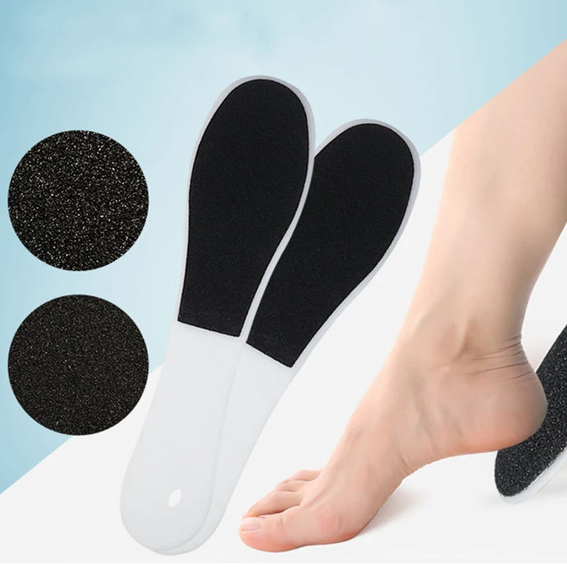 

Double Sided Portable Pedicure Nail Stainless Steel Callus Scraper Smooth Rasp Clean Skin Remover Practical Foot File