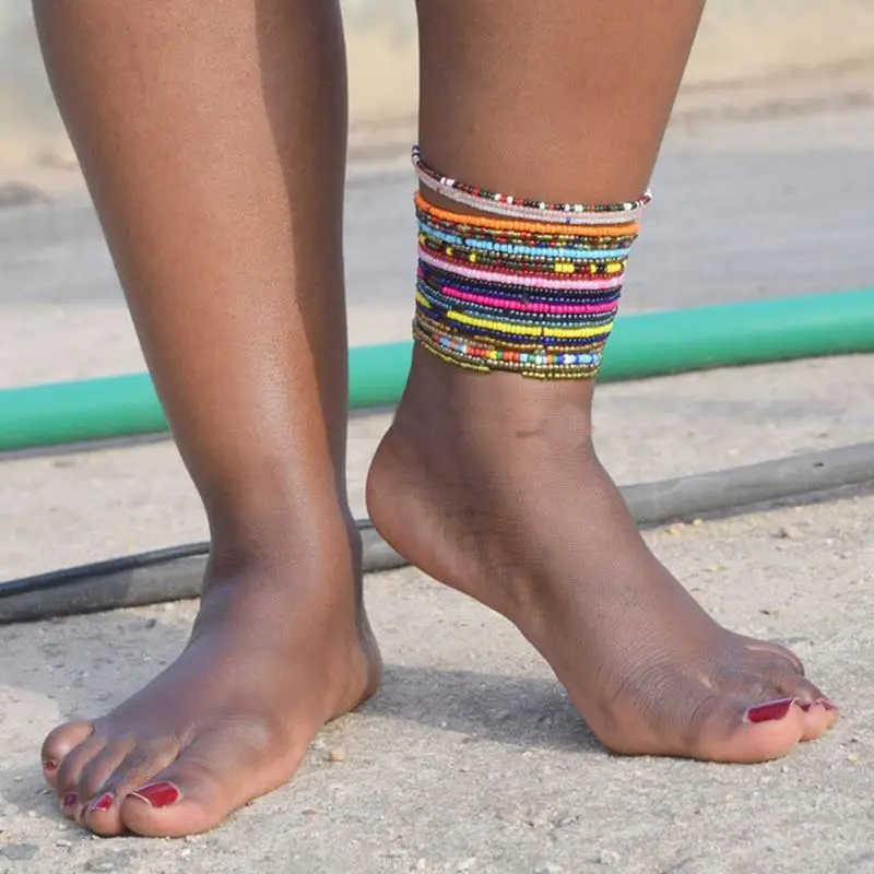 1PCS Women Girls Anklet Creative Dual-use Beach Anklet Beaded Bracelet Ankle Bracelet Summer Sexy Ankle Bohemia Jewelry 1PCS Women Girls Anklet Creative Dual-use Beach Anklet Beaded Bracelet Ankle Bracelet Summer Sexy Ankle Bohemia Jewelry
