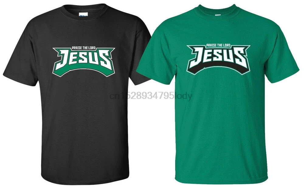 Philly Jesus T-Shirt christian bible faith philadelphia eagles praise the lord | Мужская одежда
