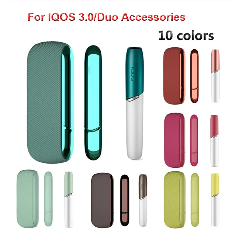 1 Cap 1 Case 1 Door cover For IQOS 3.0 Cap Magnetic PC Side Cover For IQOS 3 Duo Decoration Accessories Replaceable Cover