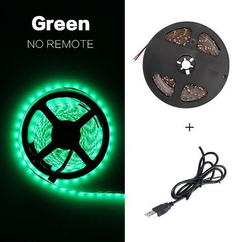 Green USB мини 3key Светодиодная лента DC 5 В гибкий светильник 60 Светодиодный s 50 см 1 м 2 м 3 м 4 м 5 м SMD 2835 Настольный Декор экран ТВ фоновый светильник ing - Испускаемый цвет: Green