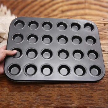 

Cake Mold Pan Non Stick 24 Hole Mini Cupcake Baking Pan Tray Tin Cup Cake Yorkshire Pudding Muffin Cake Mold Kitchen Accessories