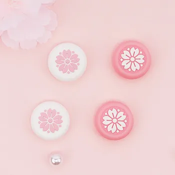 

4Pcs Sakura Thumb Stick Grips Caps Cover For Switch Pro PS4 Xbox One Controller