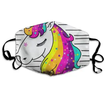 

Face Mask Time To Be Unicorn Inspiring Cycling Half Face Earloop Dust Mask For Boys