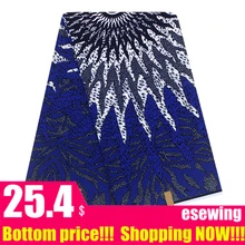 Африканская настоящая восковая Ткань 6 ярдов Хлопок Анкара Нигерия Гана Голландский Настоящий Воск для лоскутного шитья африканские платья 02