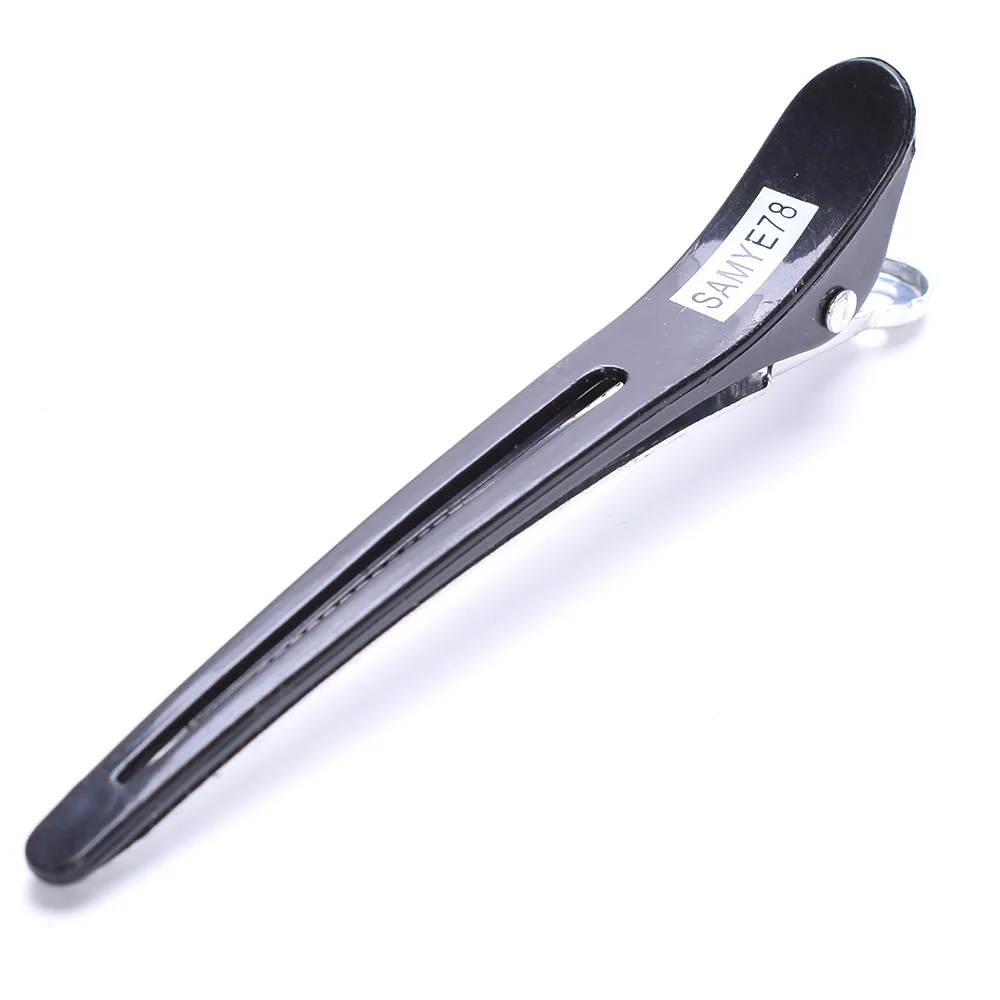 

1Pcs Pro Hairdressing Aluminum Plastic Clips Clamps Salon Barber Section Hair Grip Clip Styling Tools Accessories