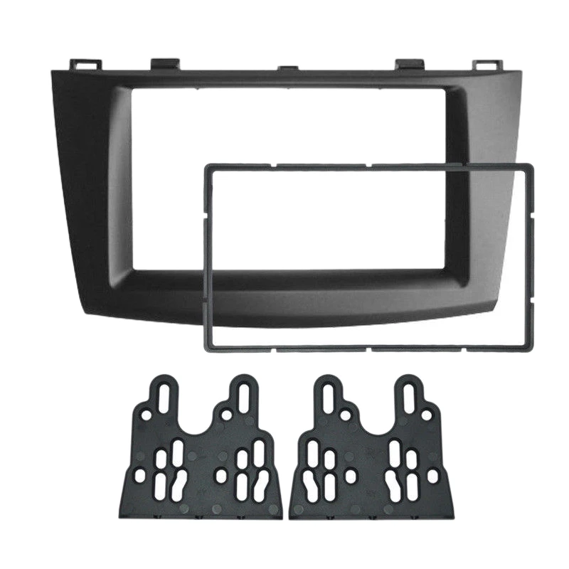 

Car Radio Fascia Trim Kit, 9 Inch 2 Din DVD Frame Install Kit for MAZDA 3 2010-2013 Stereo Panel Dash Mount Black