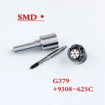 

New nozzle G379 and control valve 9308-625C sales nozzle repair kit for diesel common rail injector EMBR00301D high quality