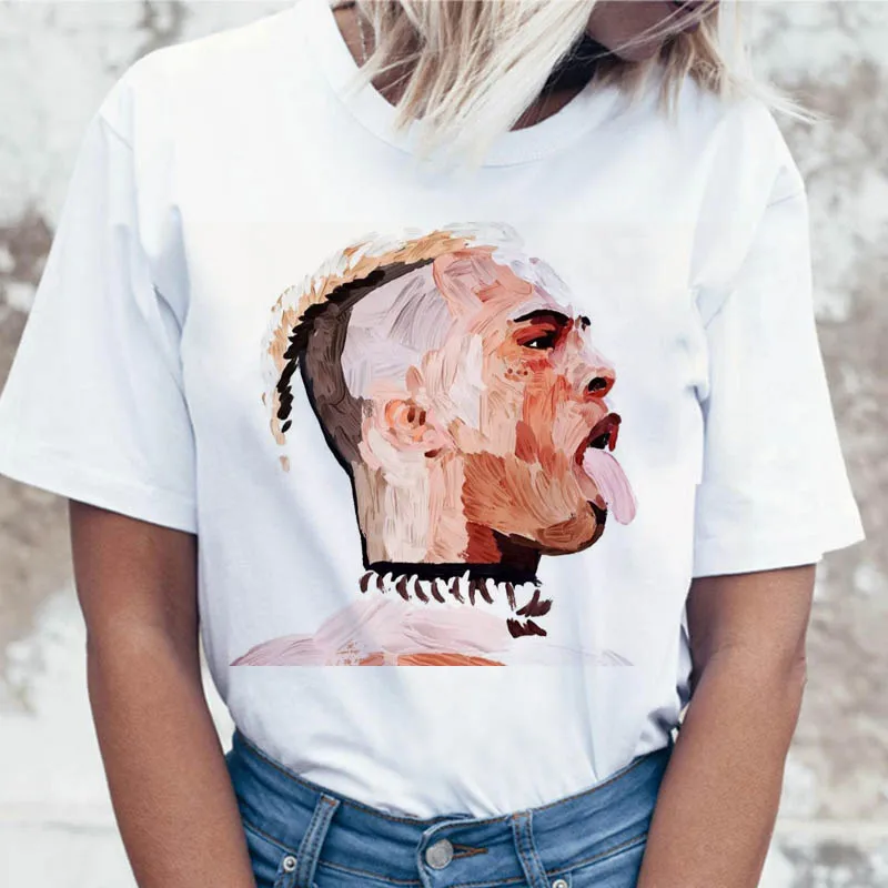 Xxxtentacion футболка графическая одежда женская футболки для ulzzang корейский Забавный