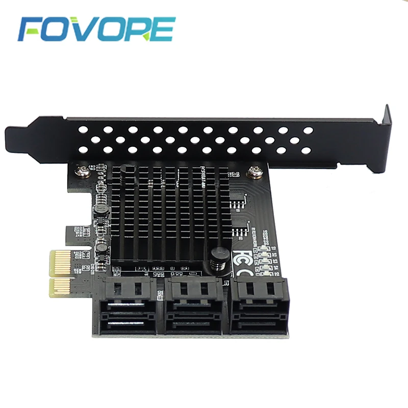 Плата расширения Marvell 88SE9215 6 портов SATA 3 0 на PCIe|Платы расширения| |
