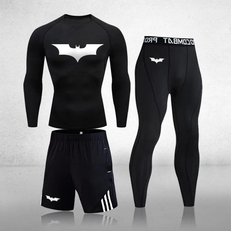 

Thermal Underwear For Men Thermo Compression Clothes Long Johns Sets Male Winter Training Fitness Gym Running Tights Sports Suit