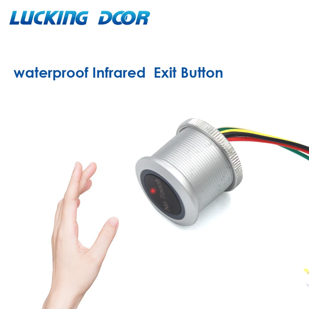 IP68 Waterproof No Touch Exit button 304 Stainless Steel No Touch Infrared Sensor Exit Button Switch access control system - Famidy.com