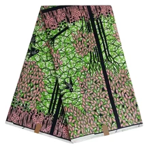 Miss L последнее поступление tissu восковой печати африканская ткань Анкара хлопок 6 ярдов/шт HL19S111676