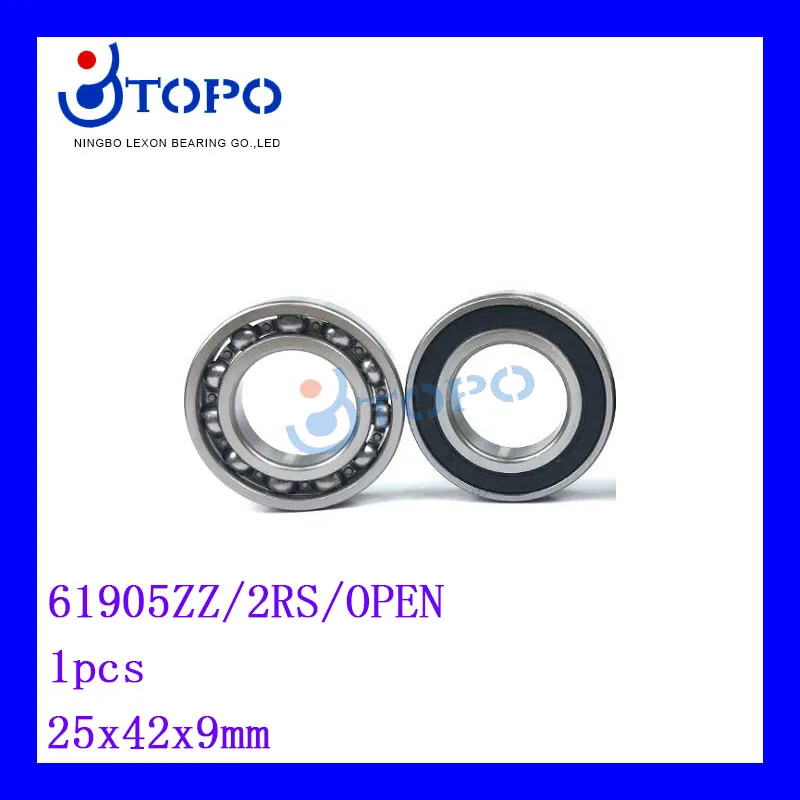  Ȩ   61905, ZZ, 2RS, OPEN, 25*42*9mm