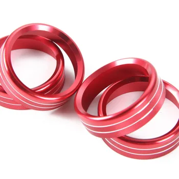 

For Ford F150 2016+ Air Conditioner ABS 6pcs Set Ring Trims Decoration