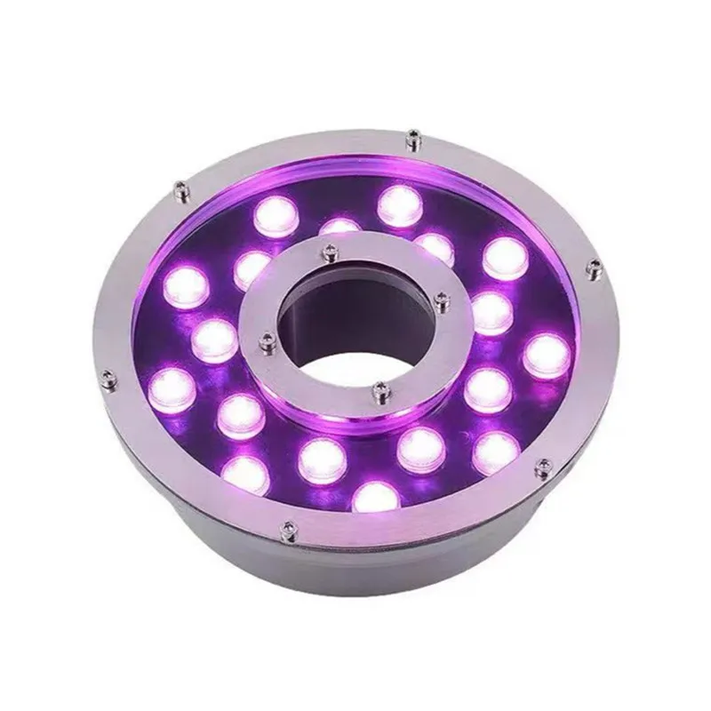 Water Fountains Pool Led Lights Underwater Light Dive Light Water Fountain Fish Tank Submersible Led Pool Lights 24w Garden Led 3 6 10 15 25w aquarium water pump ultra quiet submersible fountain pump filter fish pond water pump for fountain 220 240v