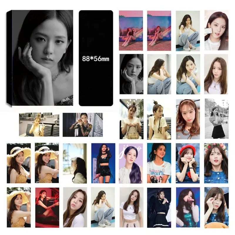 Новейший Альбом KPOP BLACKPINK, бумага для самостоятельного изготовления, ЛОМО карта, фото карта, плакат, HD Фотокарта, 30 шт./компл., коллекция фанатов