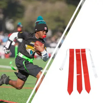 

Rugby Match Training Belt Flag Training Tag Waist Strap Flag Adjustable Ribbon Professional Football Belt