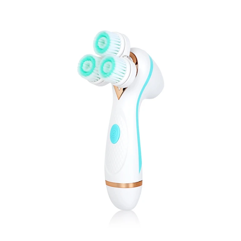 

Silicone Electric Cleansing Instrument Wireless Charging Wash Facial Cleansing Brush Waterproof Pore Cleaner