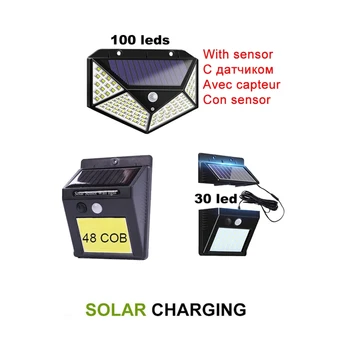 

LED Solar Light Solar PIR Motion Sensor Lamp IP65 Waterproof Outdoor Garden Yard Lamp Emergency Security Light Solar Lamp indoor