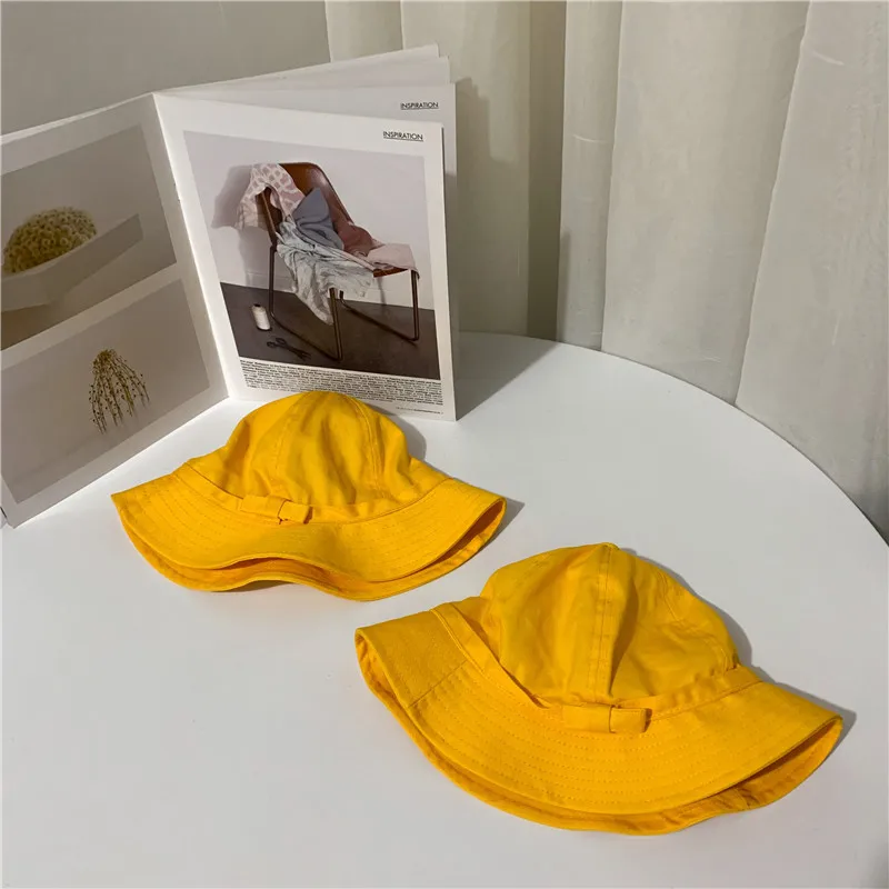 Японская шапка для родителей и детей, маленькая желтая шляпа, детский козырек, летняя уличная шляпа для мальчиков и девочек, новинка