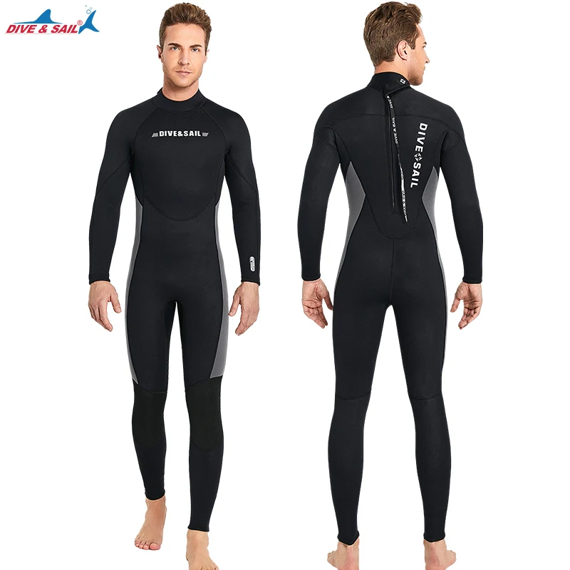 Premium Neoprene Wetsuit 3mm Men Scuba Diving Thermal Wetsuit 