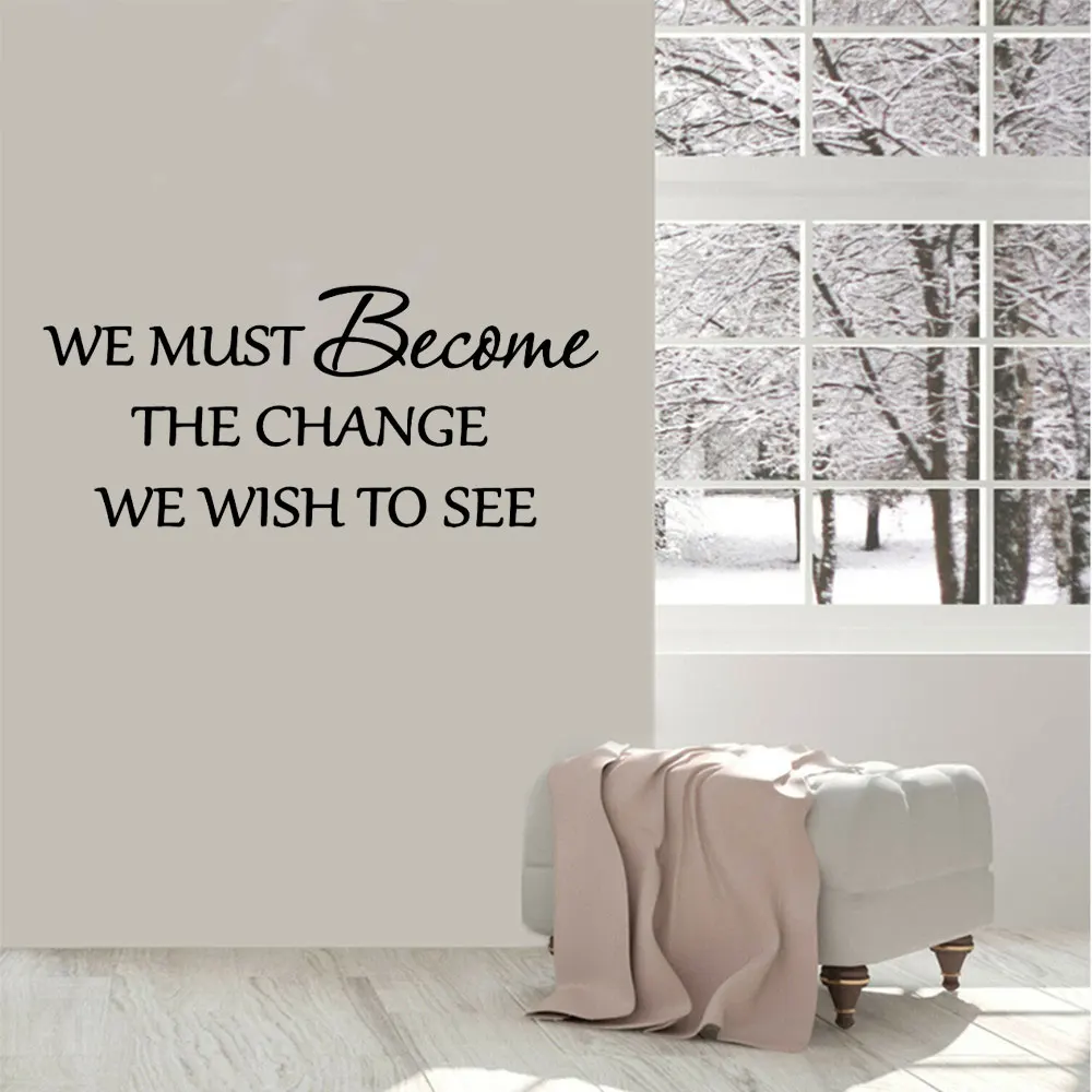 

Quote Vinyl Removable Wallpoof Office Art Decal Wall Sticker For Living Room Decoration Wall Paper CX214